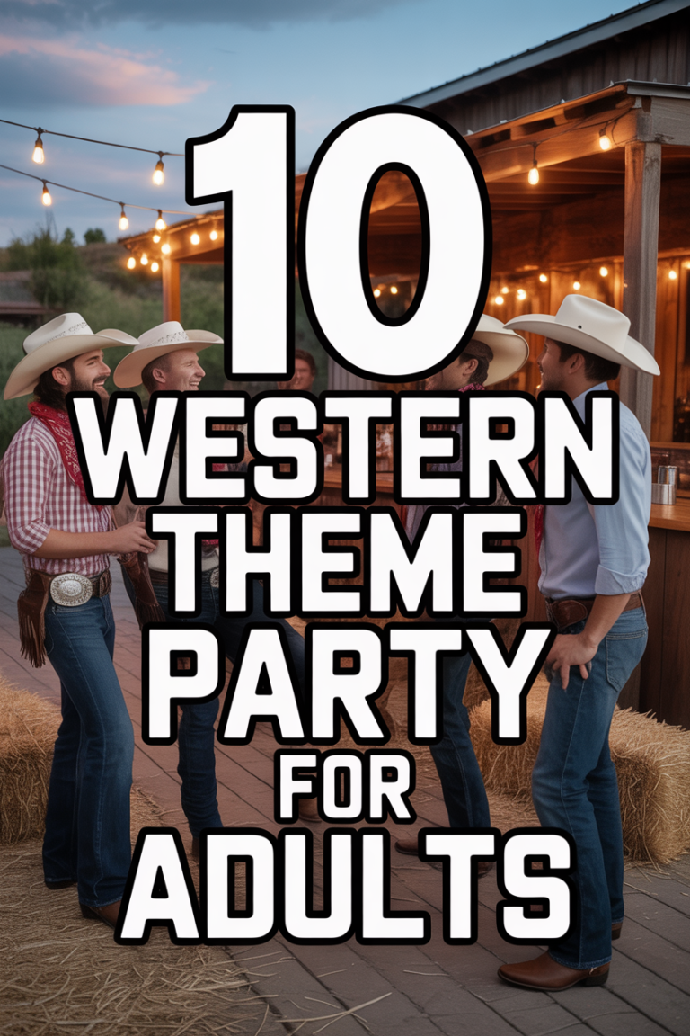 🤠 10 Western Theme Party For Adults