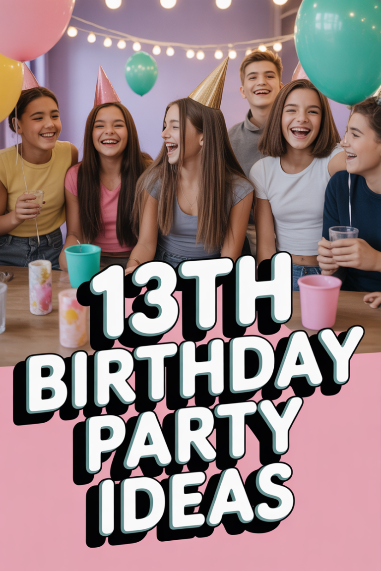 🎉 13th Birthday Party Ideas