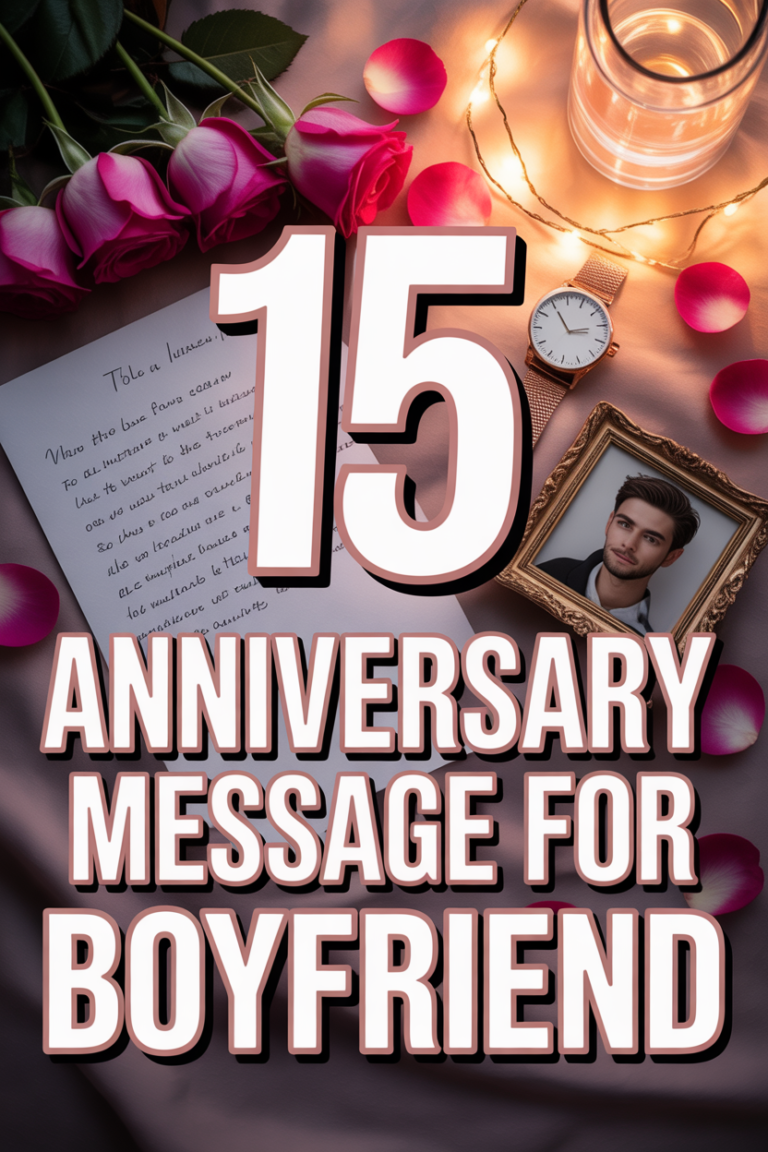 ❤️ 15 Anniversary Message For Boyfriend