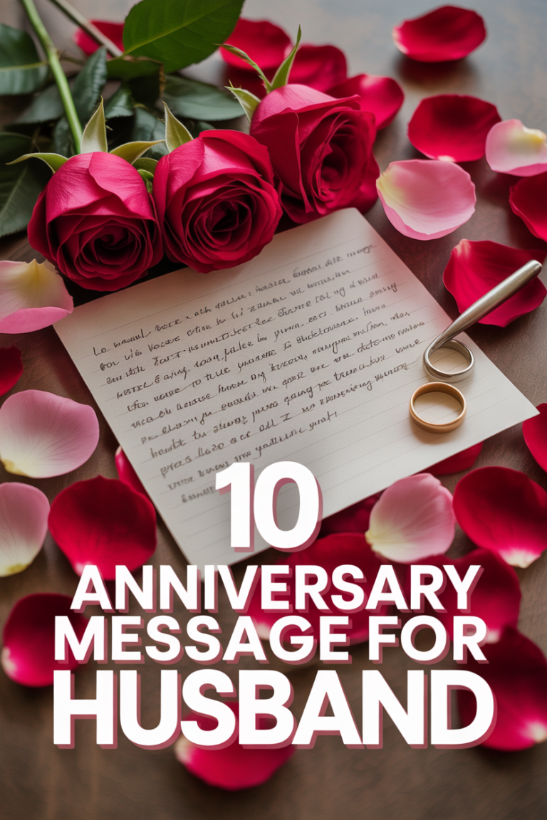 ❤️ 10 Anniversary Message For Husband