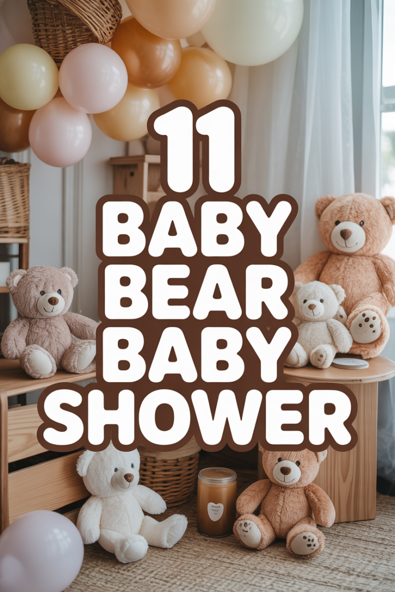🐻 11 Baby Bear Baby Shower