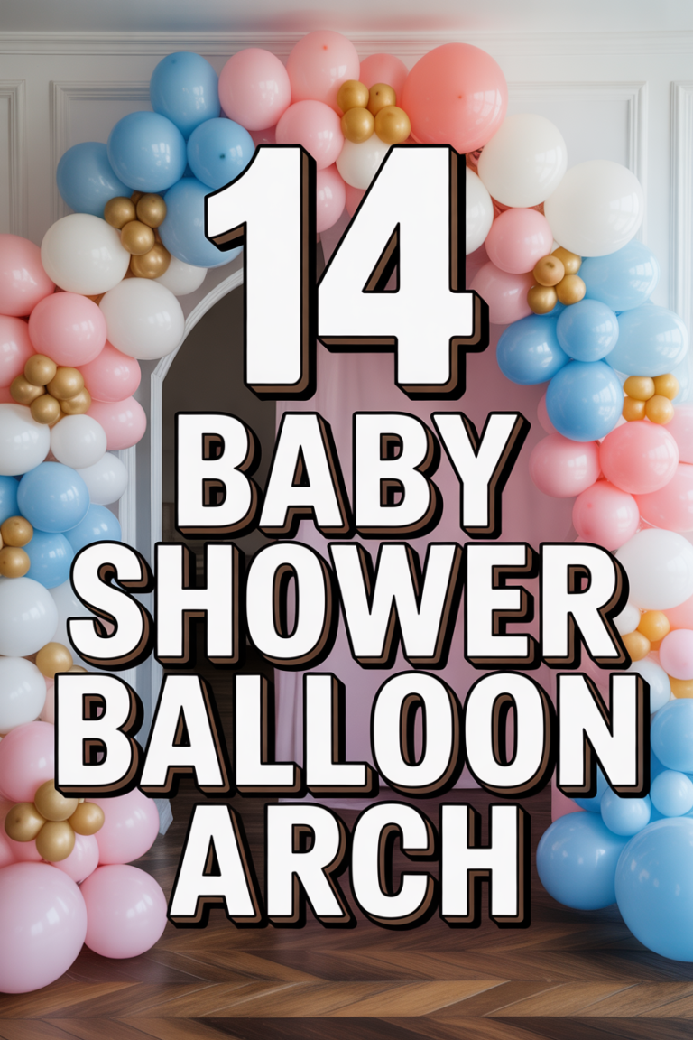 🎈 14 Baby Shower Balloon Arch