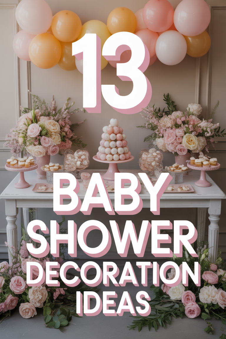 👶 13 Baby Shower Decoration Ideas