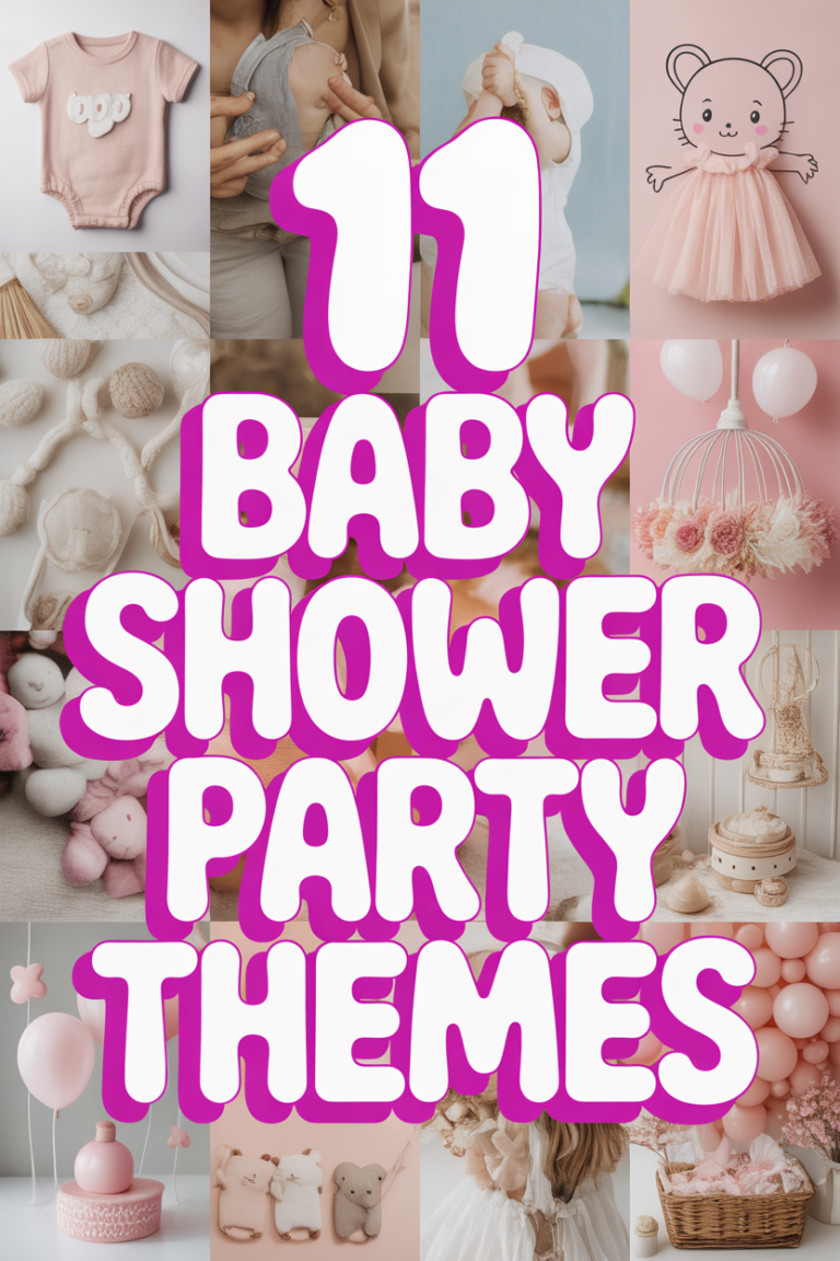 🍼 11 Baby Shower Party Themes
