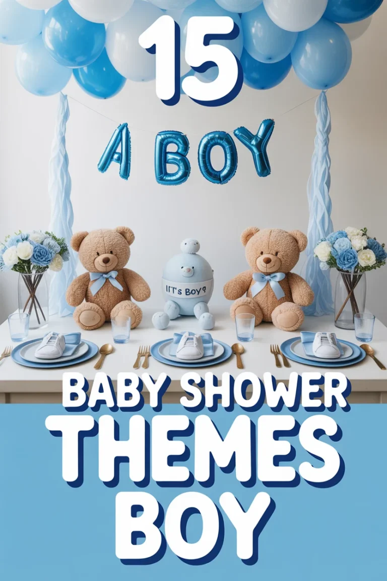 👶 15 Baby Shower Themes Boy