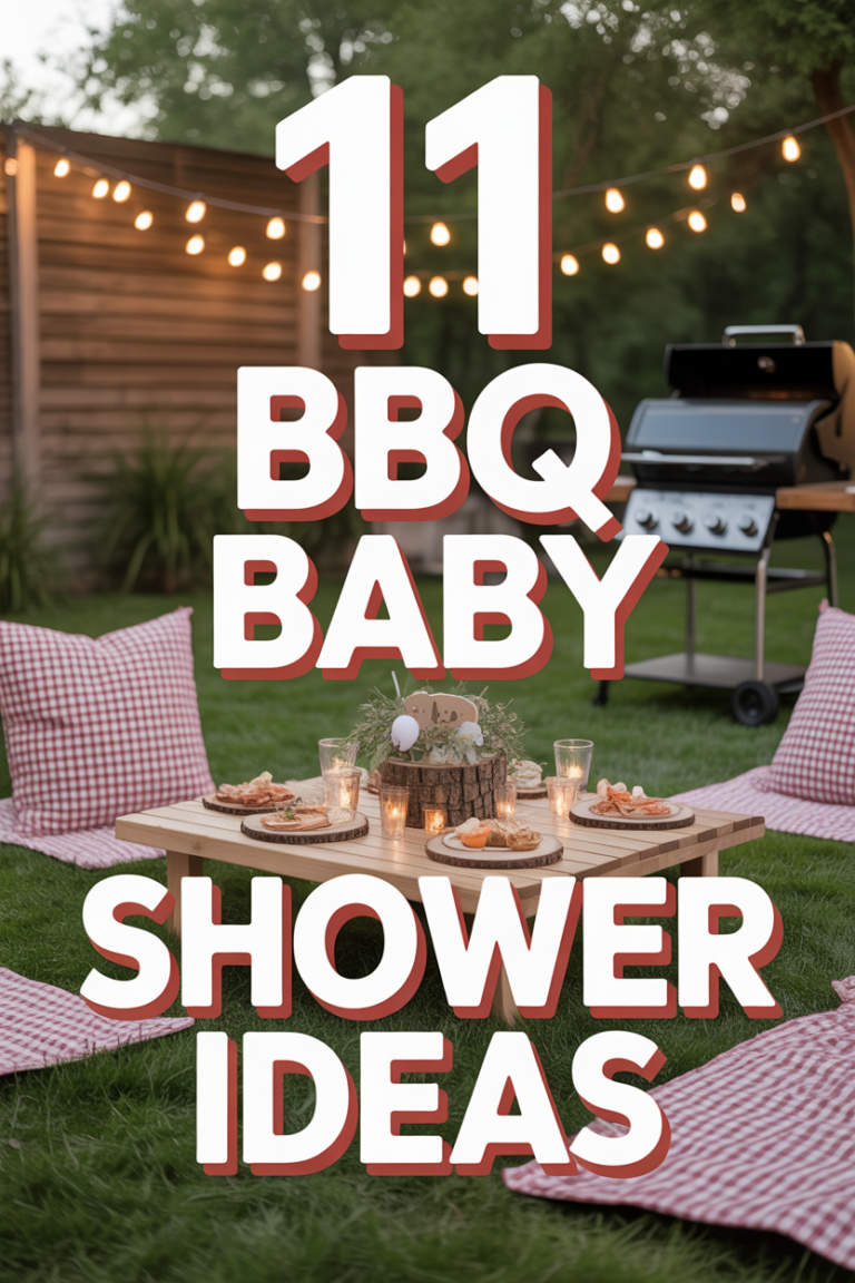 🍔 11 BBQ Baby Shower Ideas