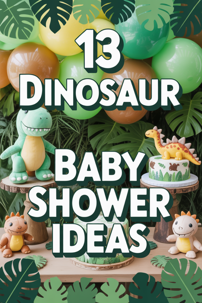 🦕 13 Dinosaur Baby Shower Ideas