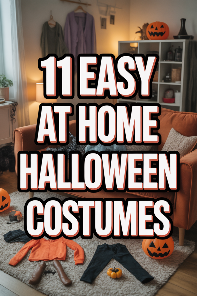 👻 11 Easy At Home Halloween Costumes