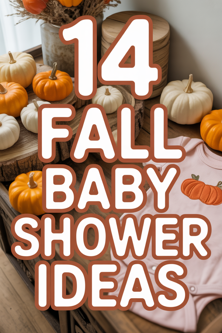🍂 14 Fall Baby Shower Ideas