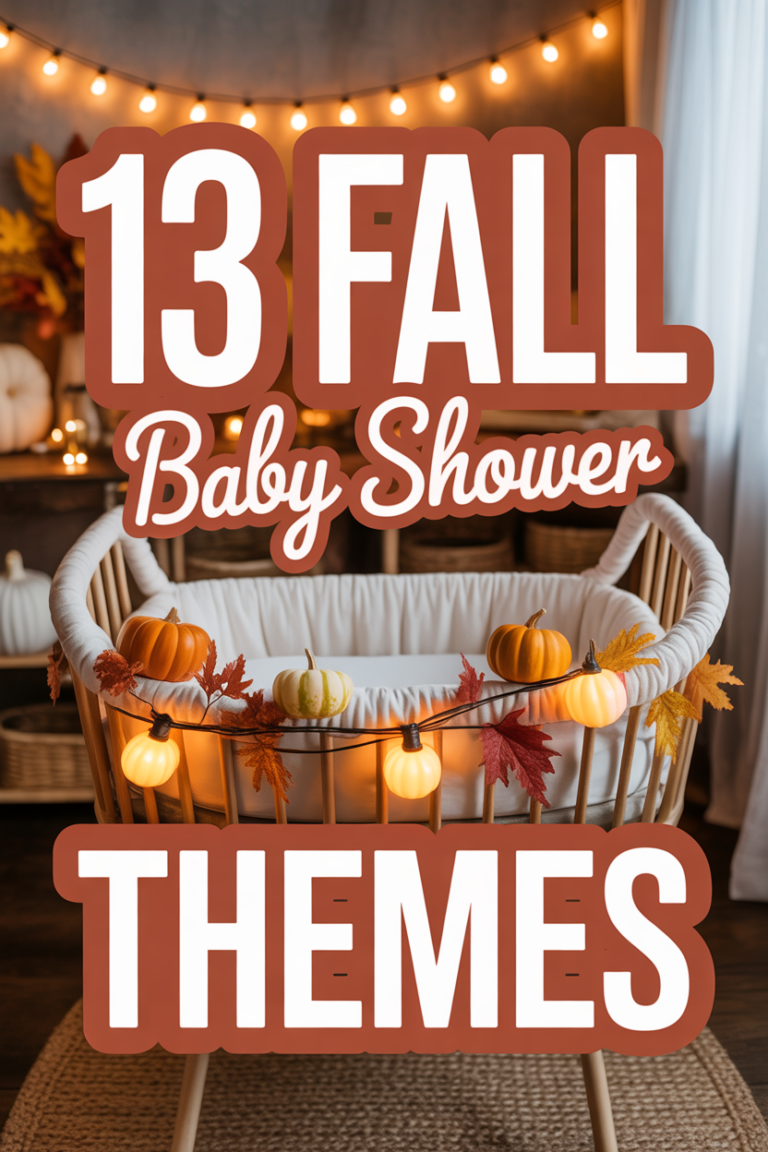 🍂 13 Fall Baby Shower Themes
