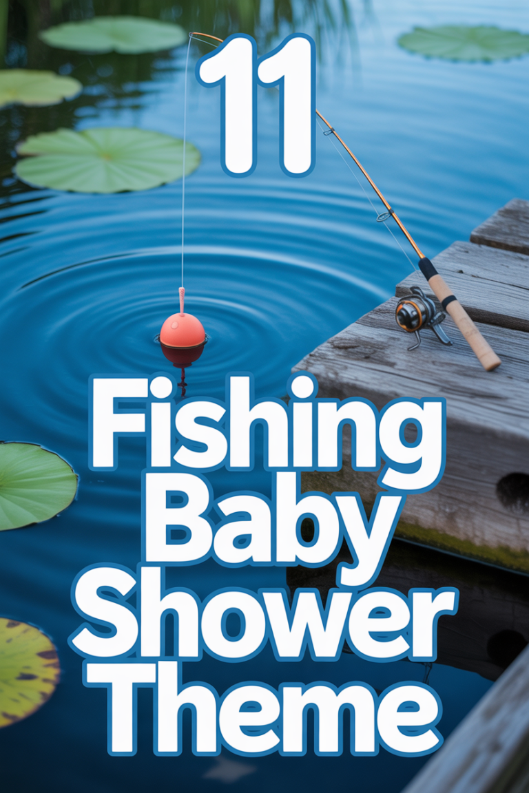 🎣 11 Fishing Baby Shower Theme