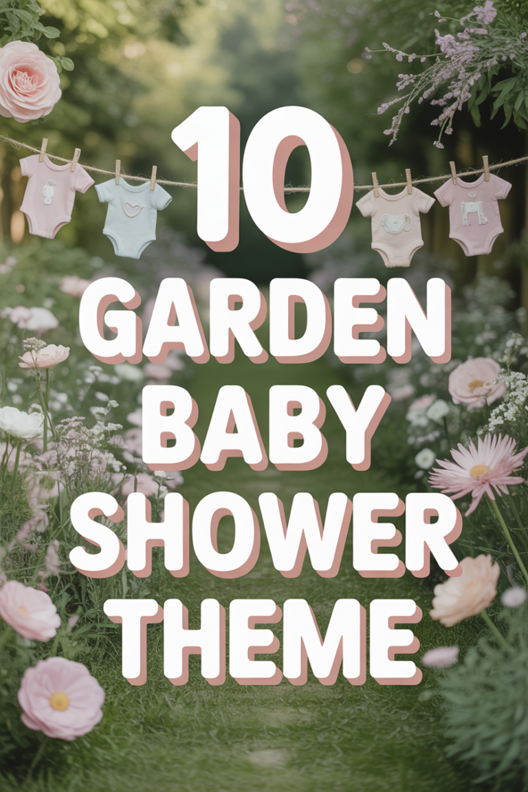 🌷 10 Garden Baby Shower Theme