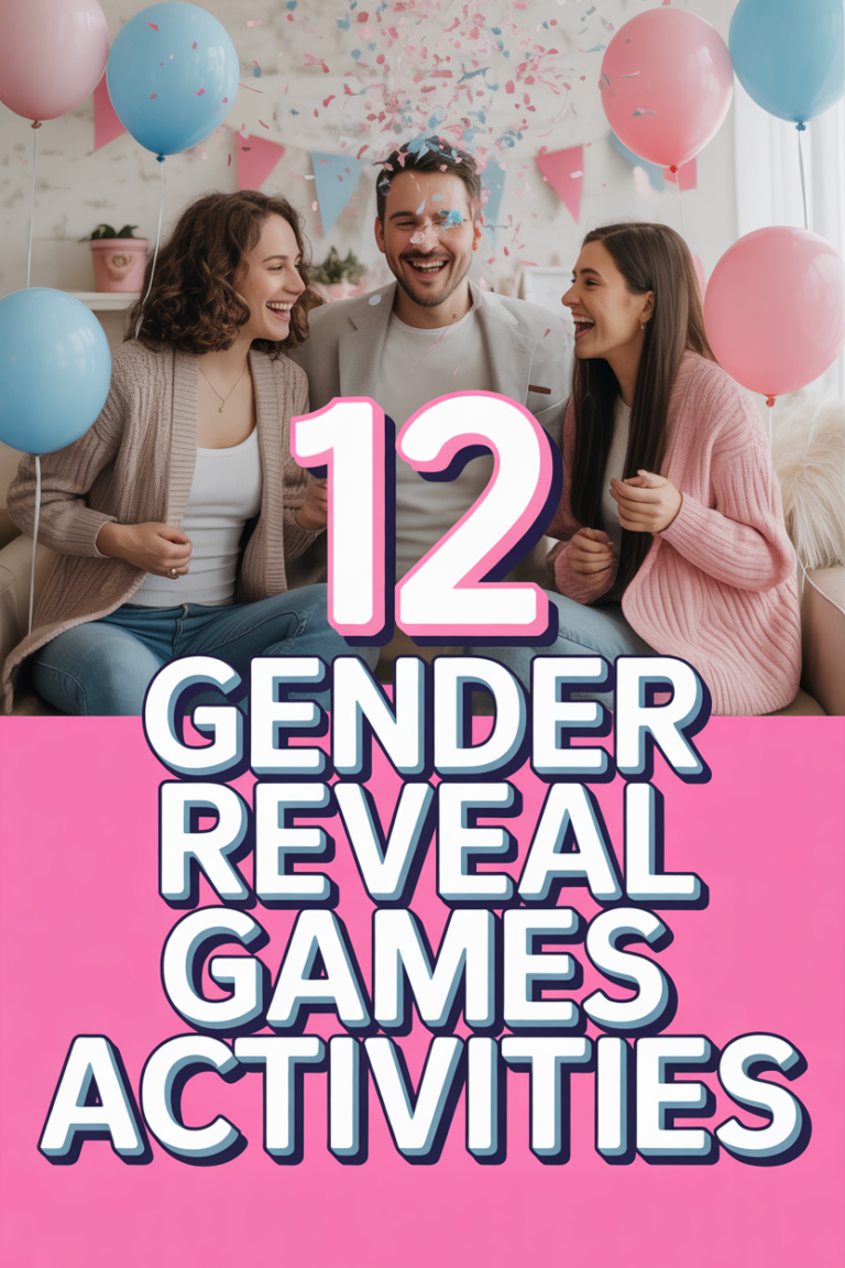 👶 12 Gender Reveal Games Activities