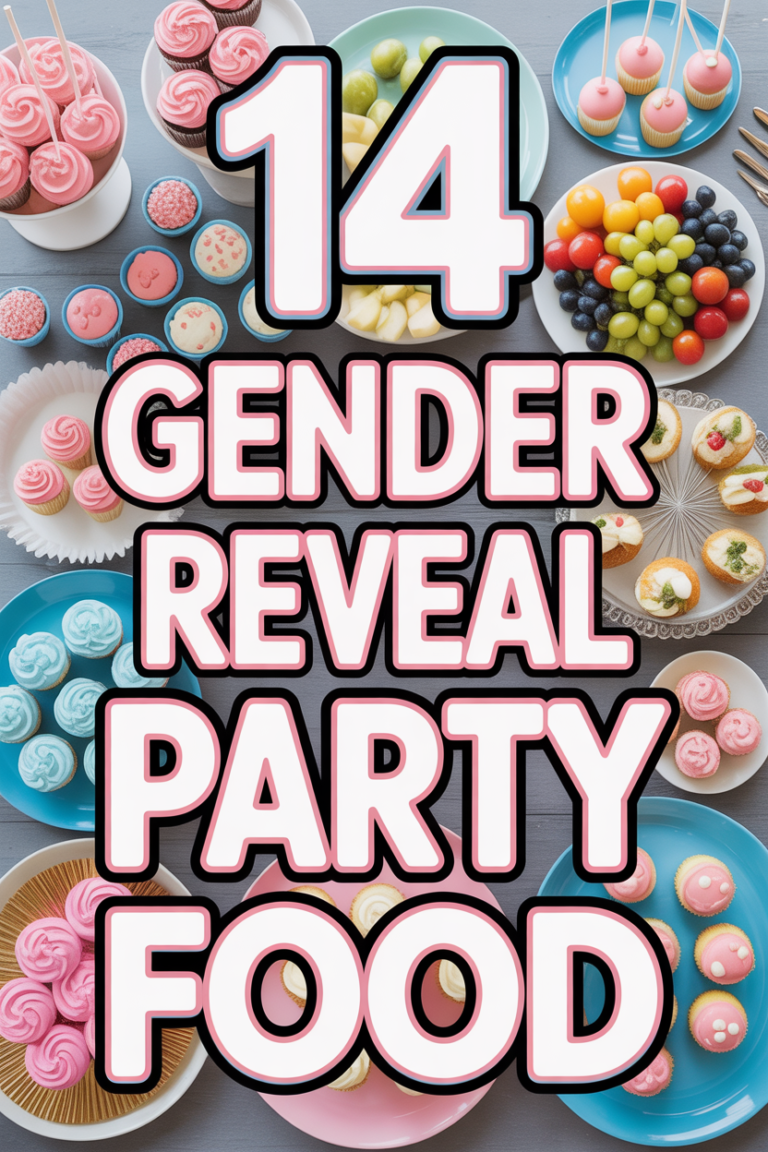 👶 14 Gender Reveal Party Food