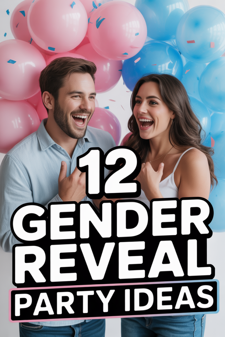 🥳 12 Gender Reveal Party Ideas