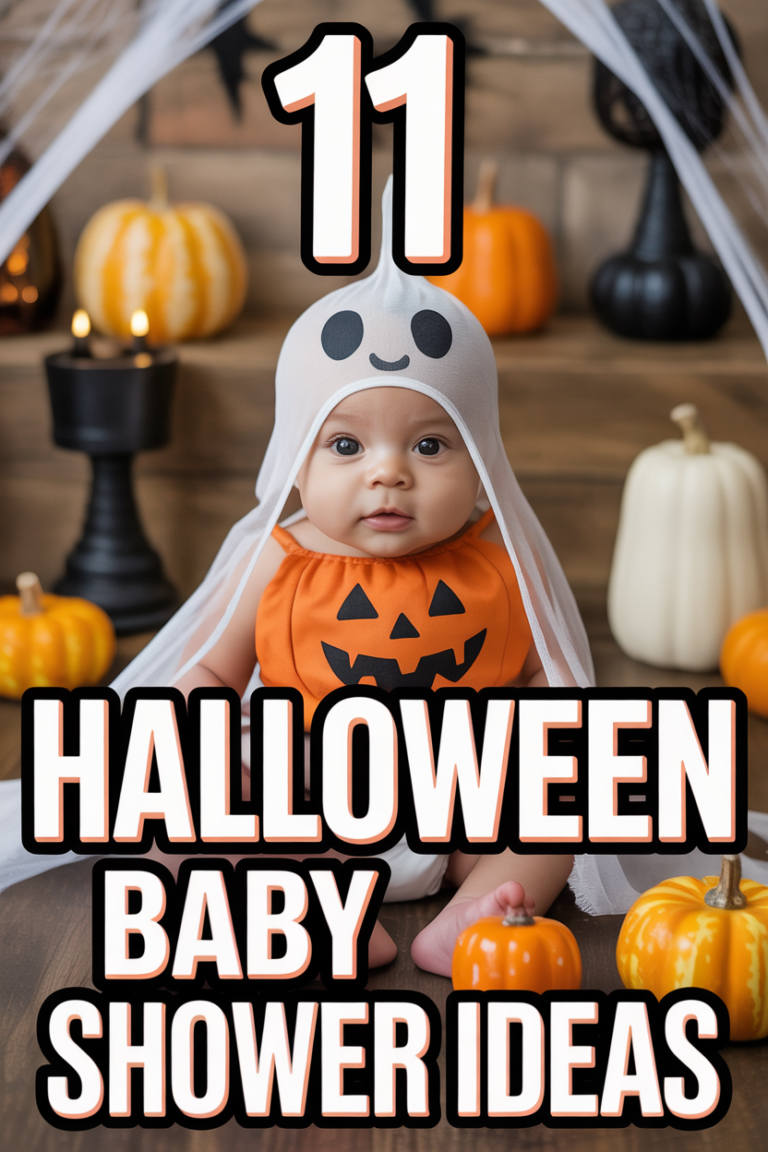 🎃 11 Halloween Baby Shower Ideas