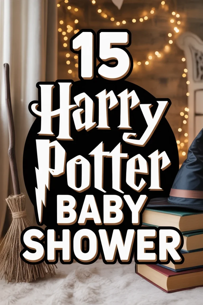 ⚡ 15 Harry Potter Baby Shower