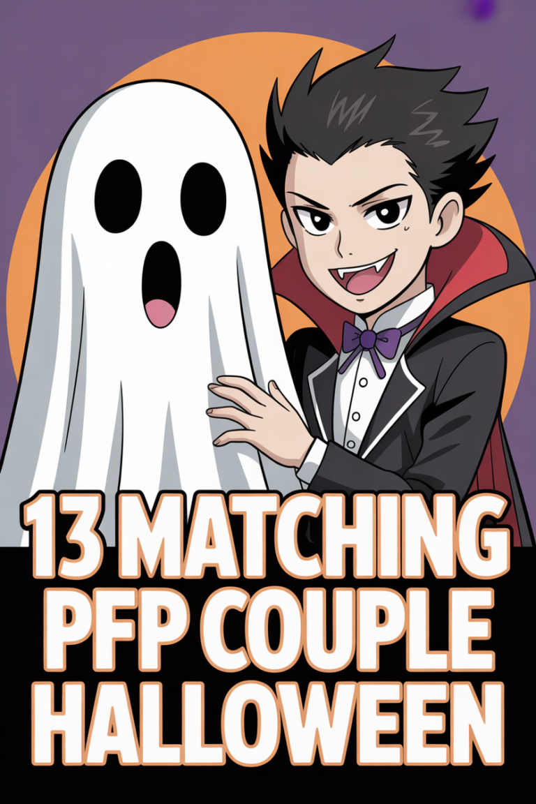 🎃 13 Matching PFP Couple Halloween
