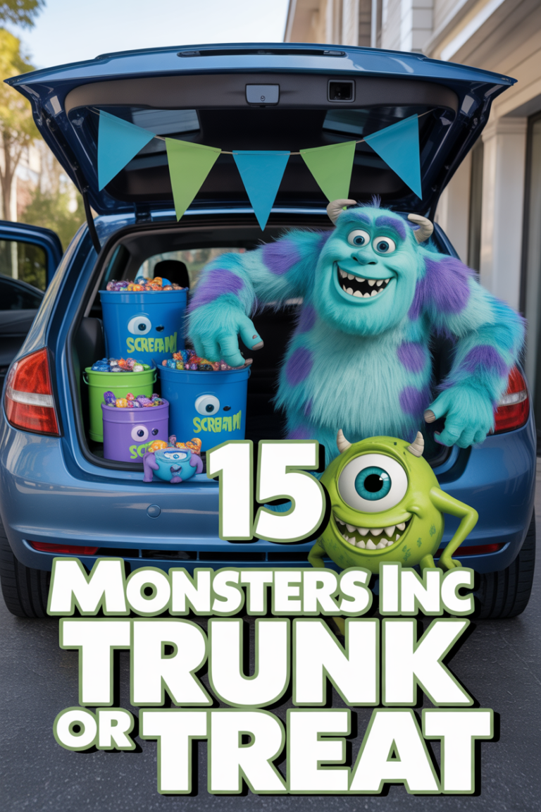 👾 15 Monsters Inc Trunk Or Treat
