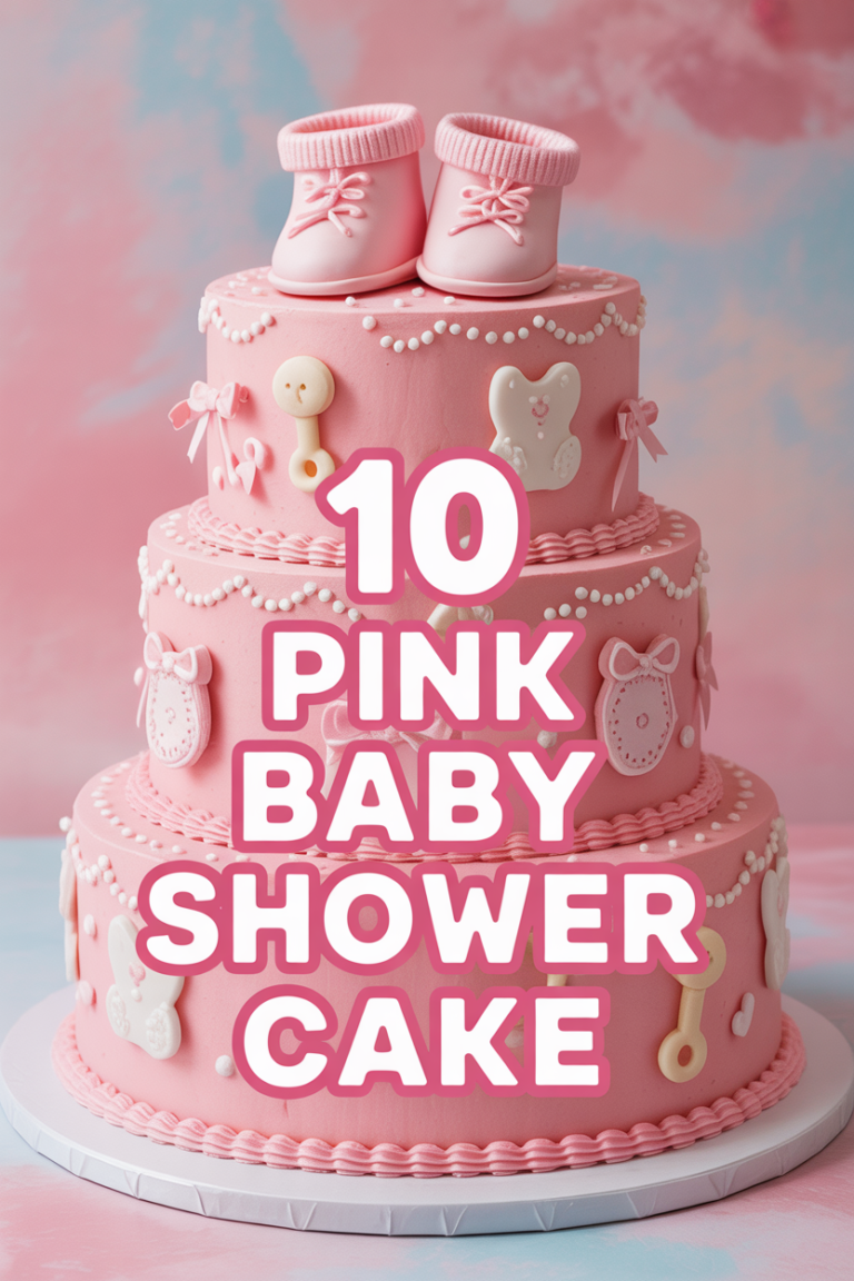 🍰 10 Pink Baby Shower Cake