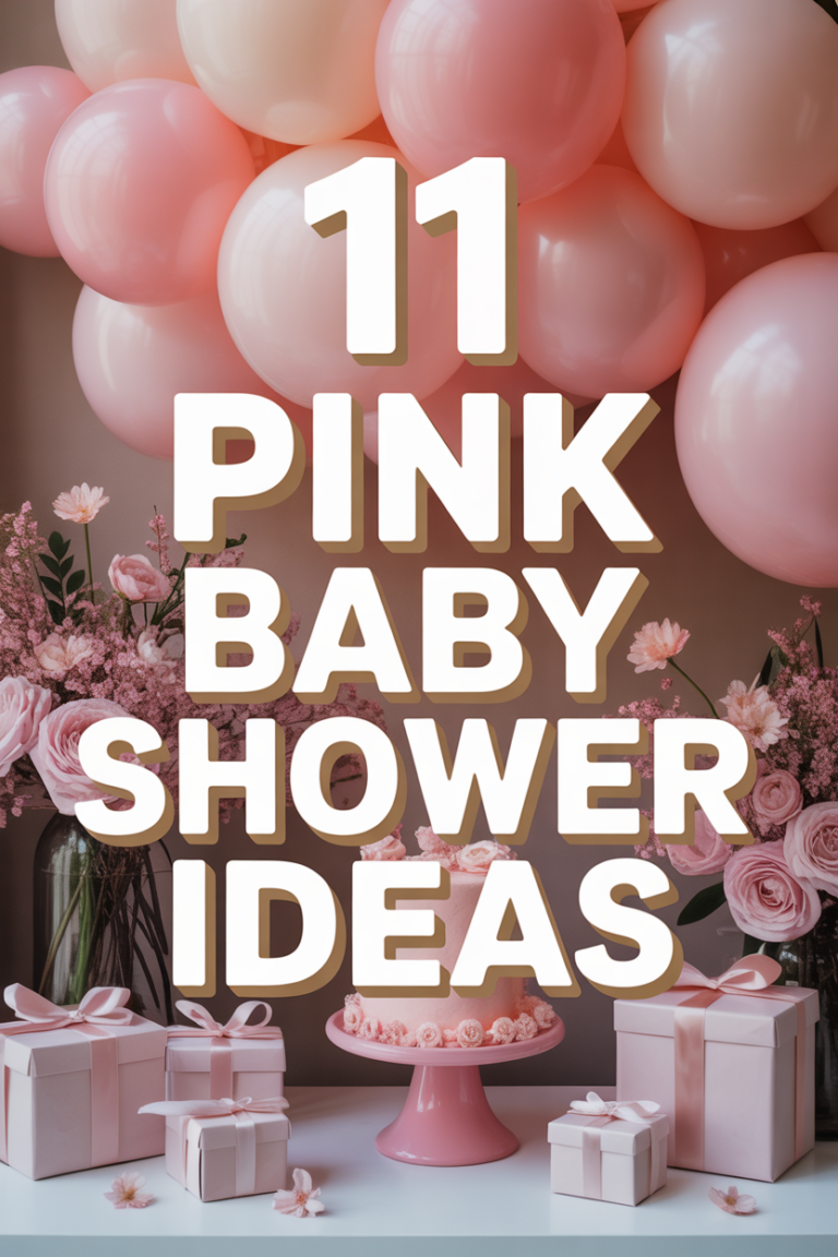 🎀 11 Pink Baby Shower Ideas