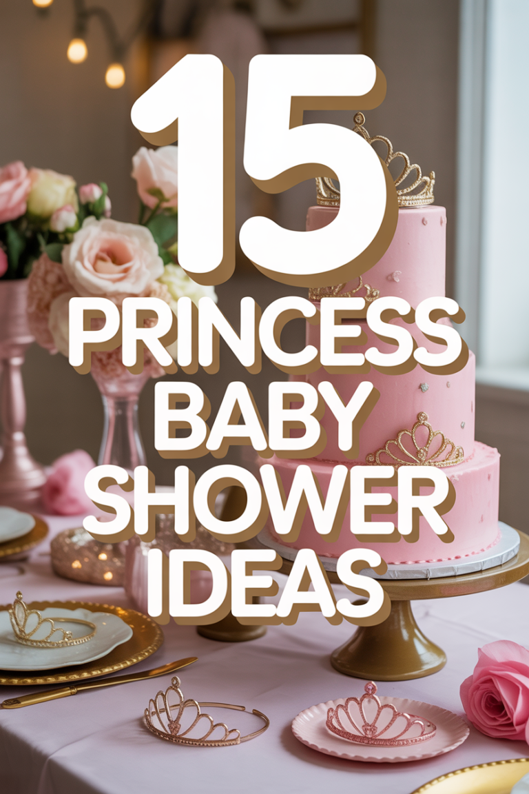 👑 15 Princess Baby Shower Ideas