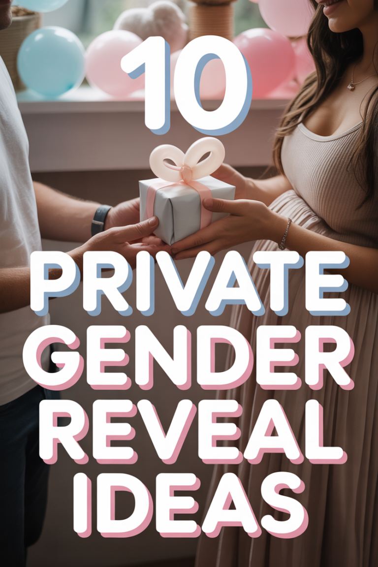 🤫 10 Private Gender Reveal Ideas