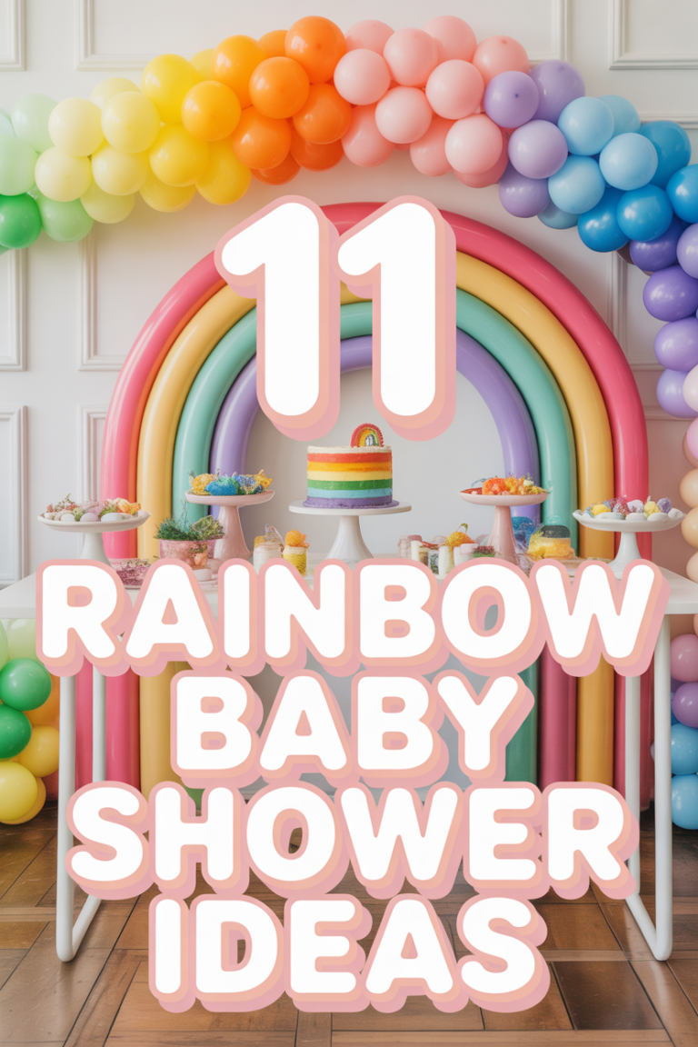 🌈 11 Rainbow Baby Shower Ideas