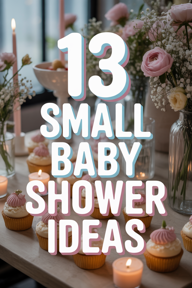 🍼 13 Small Baby Shower Ideas
