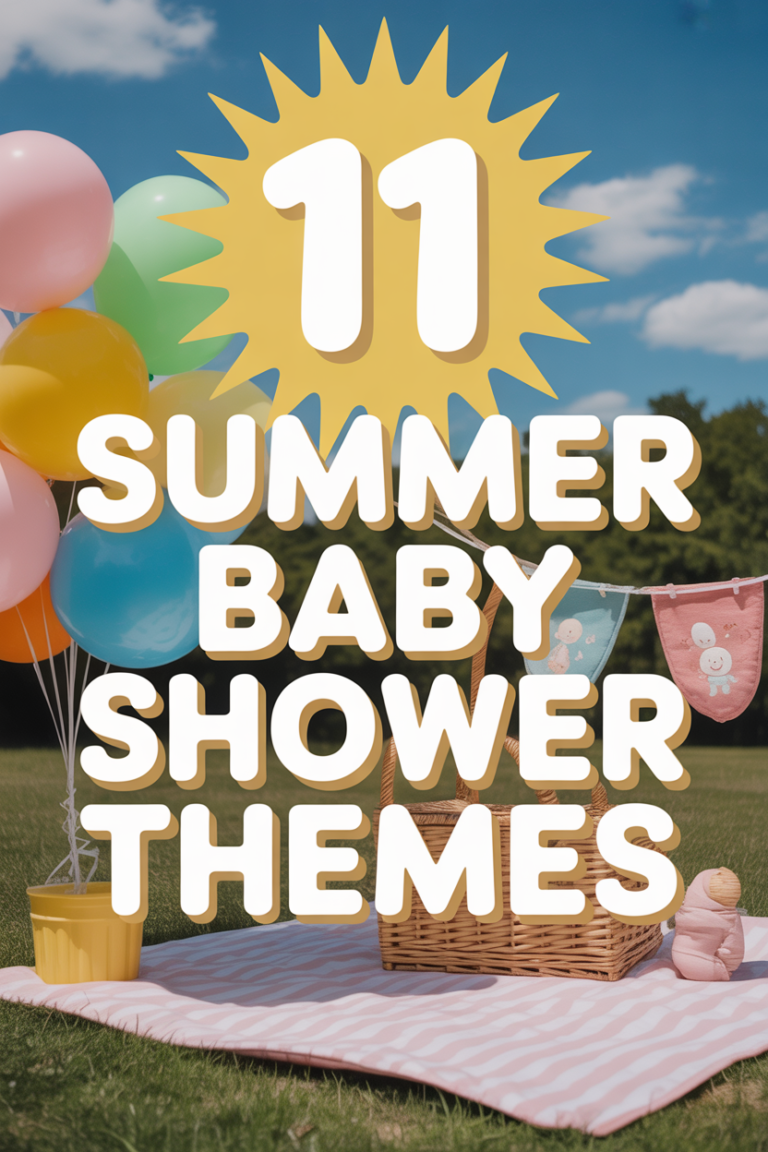 ☀️ 11 Summer Baby Shower Themes