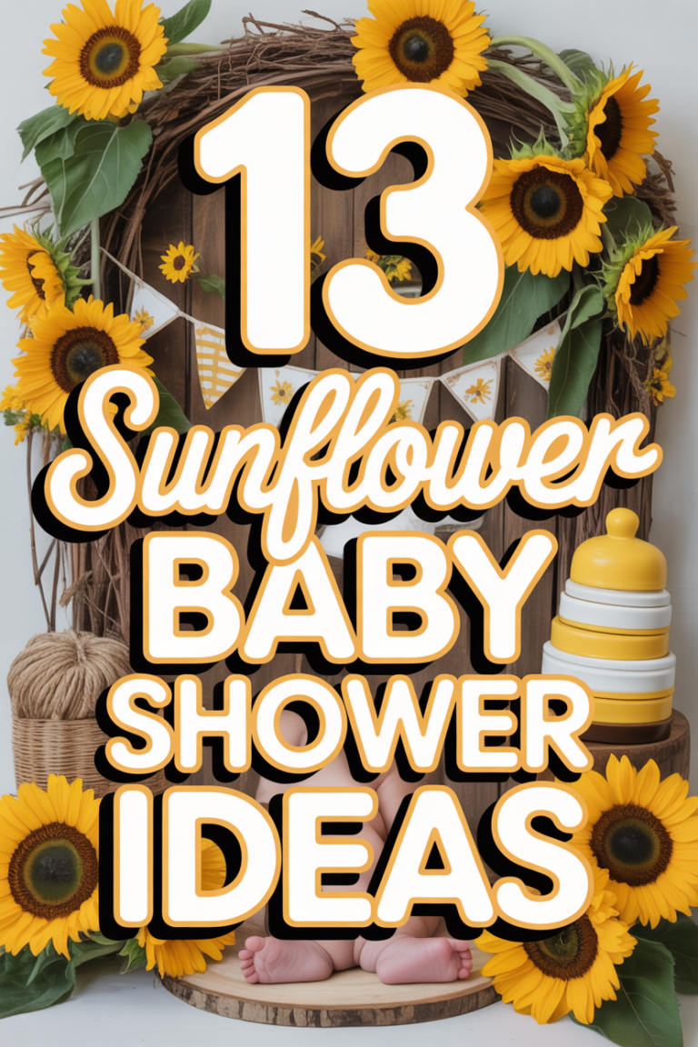 🌻 13 Sunflower Baby Shower Ideas