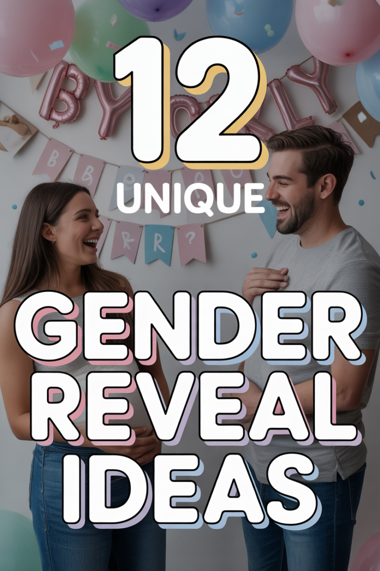 👶 12 Unique Gender Reveal Ideas