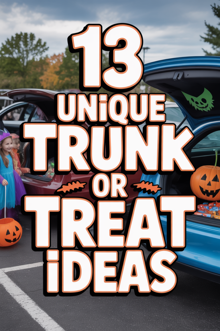 🎃 13 Unique Trunk Or Treat Ideas