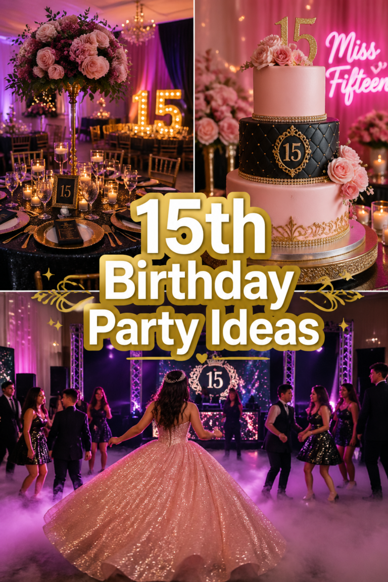 🎉 15th Birthday Party Ideas