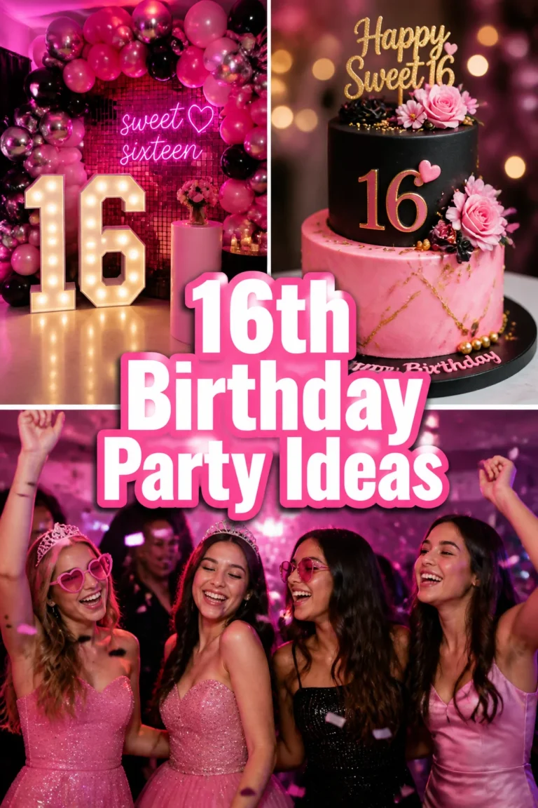 🎂 16th Birthday Party Ideas