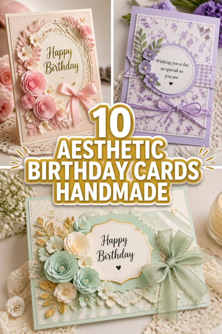 💌 10 Aesthetic Birthday Cards Handmade