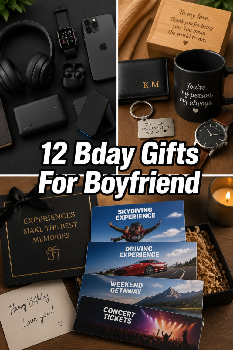 🎁 12 Bday Gifts For Boyfriend
