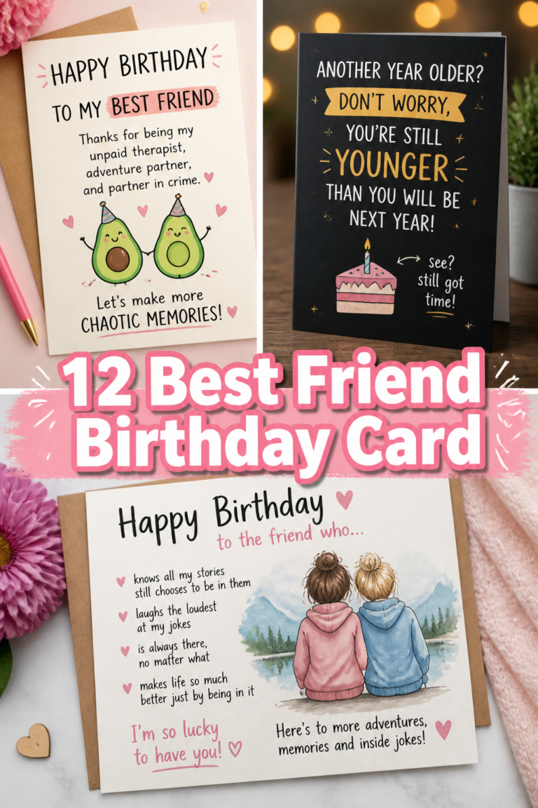 💌 12 Best Friend Birthday Card