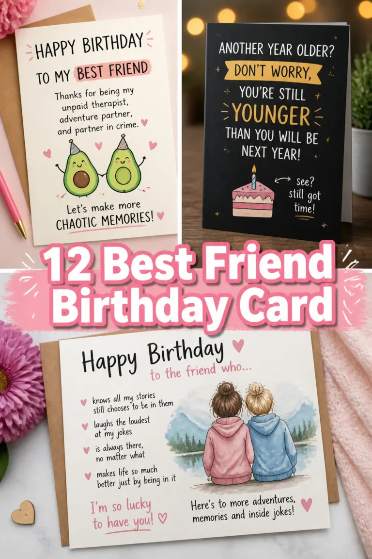 💌 12 Best Friend Birthday Card