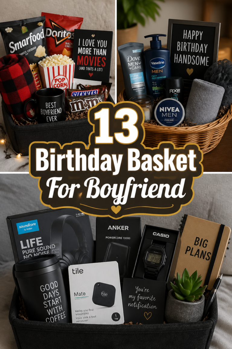 🎁 13 Birthday Basket For Boyfriend