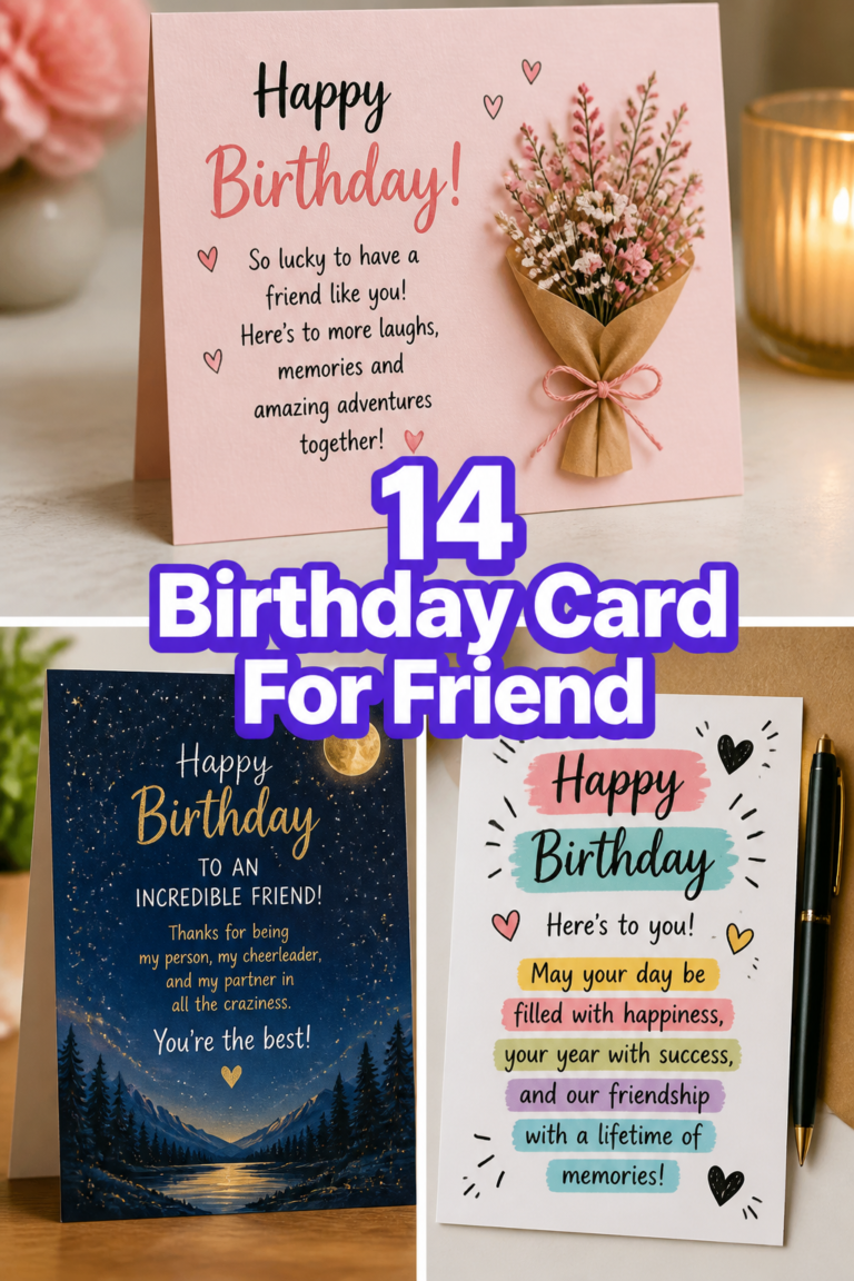 🎂 14 Birthday Card For Friend