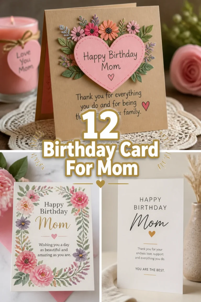 🎂 12 Birthday Card For Mom