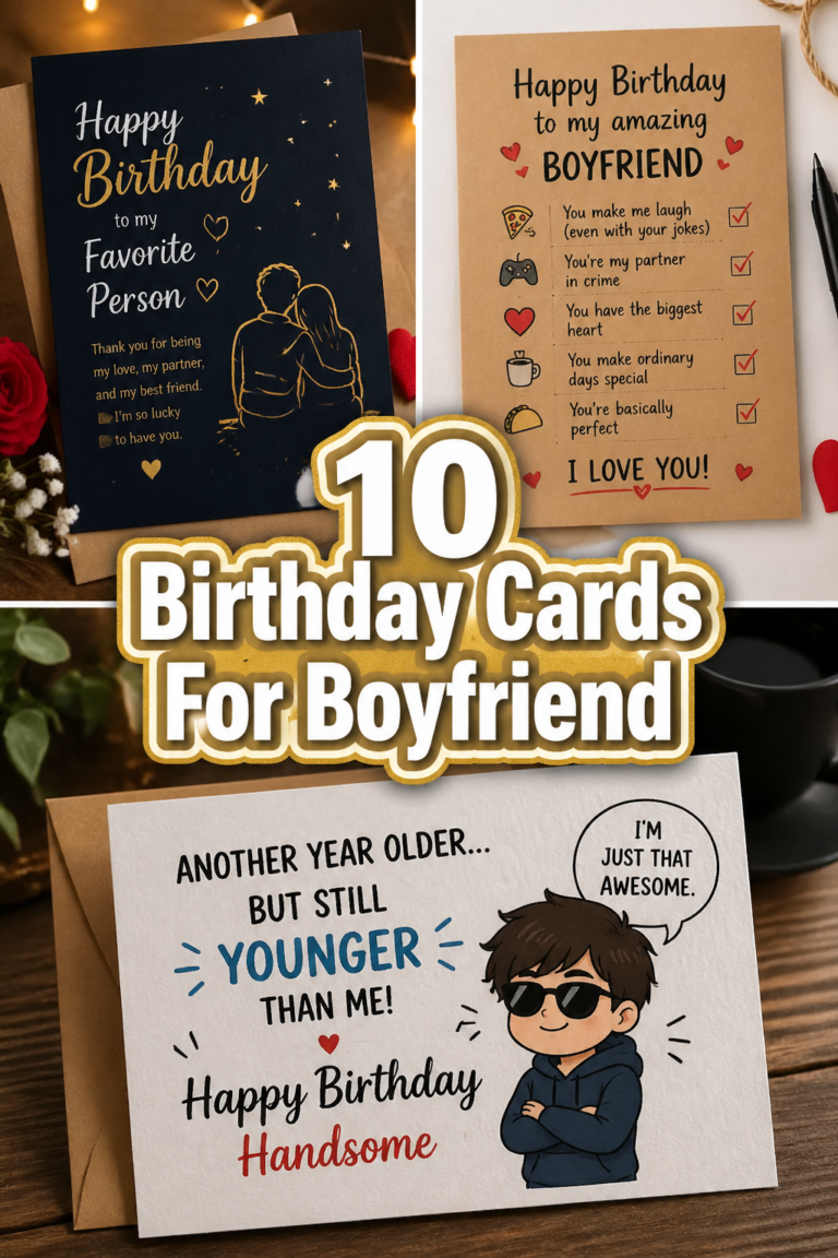 🎁 10 Birthday Cards For Boyfriend
