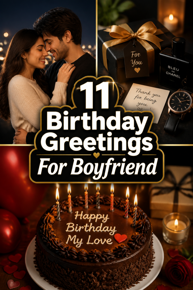 🎈 11 Birthday Greetings For Boyfriend