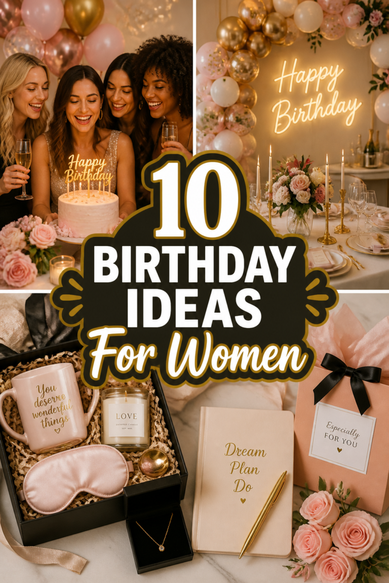 🎂 10 Birthday Ideas For Women