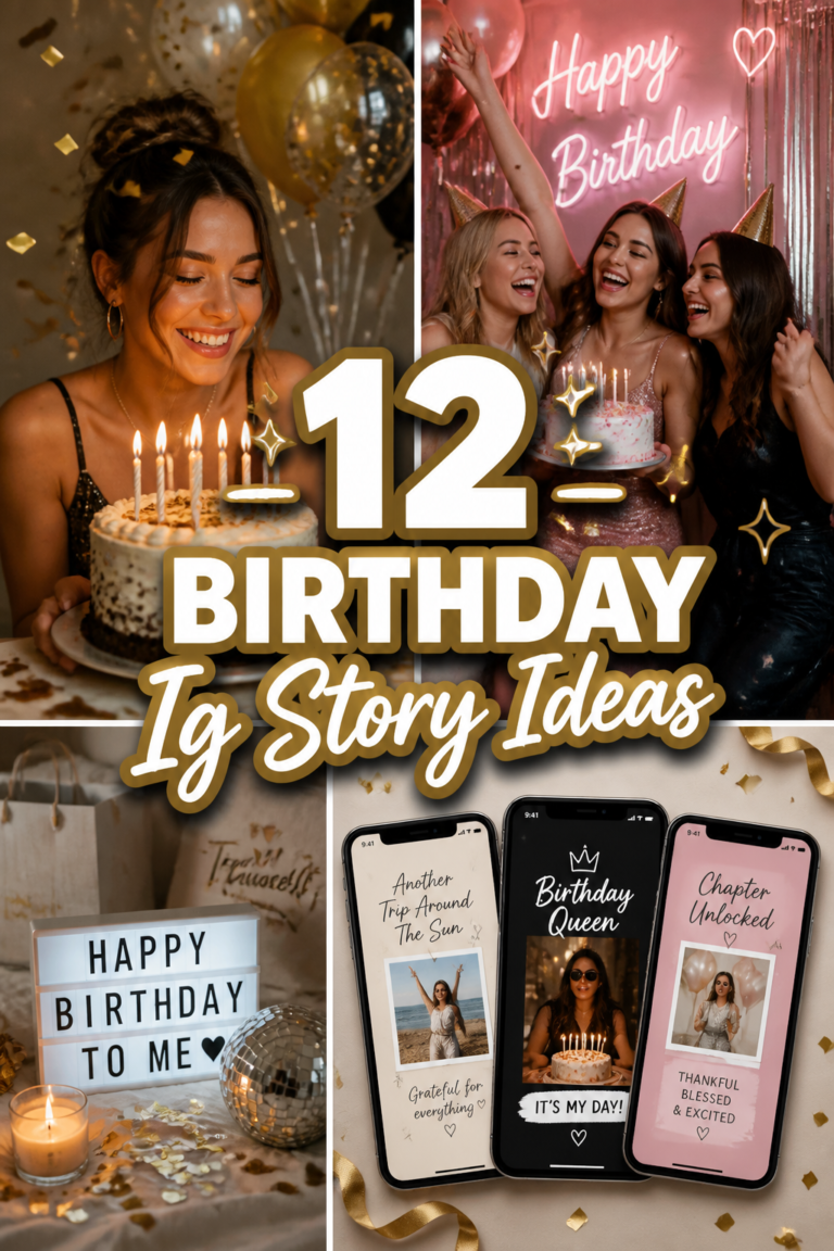 🎉 12 Birthday Ig Story Ideas