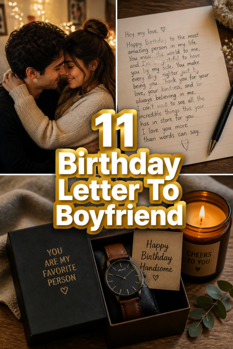 🎂 11 Birthday Letter To Boyfriend