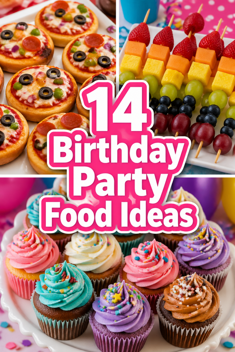 🎉 14 Birthday Party Food Ideas