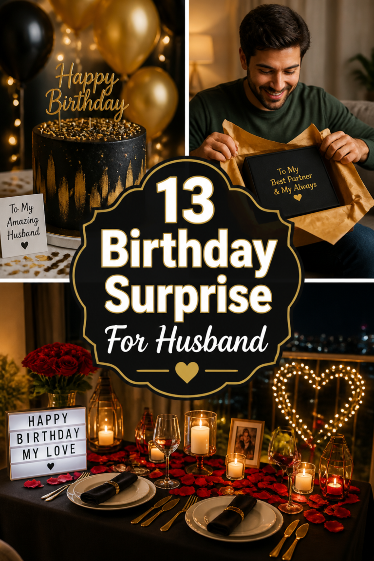 🎁 13 Birthday Surprise For Husband