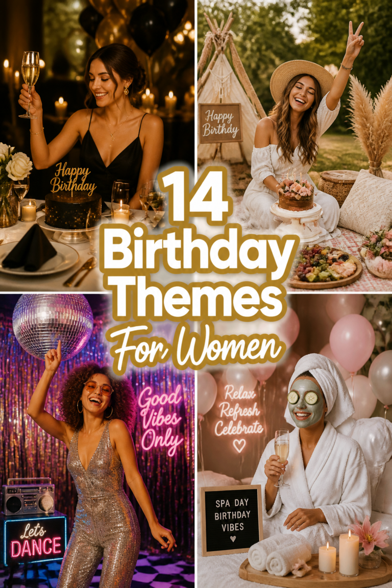 🎉 14 Birthday Themes For Women